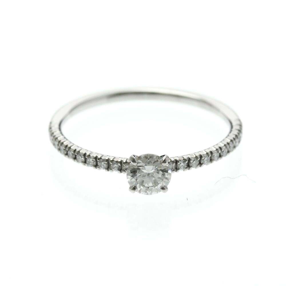 CARTIER Silver Diamond Eternity Ring